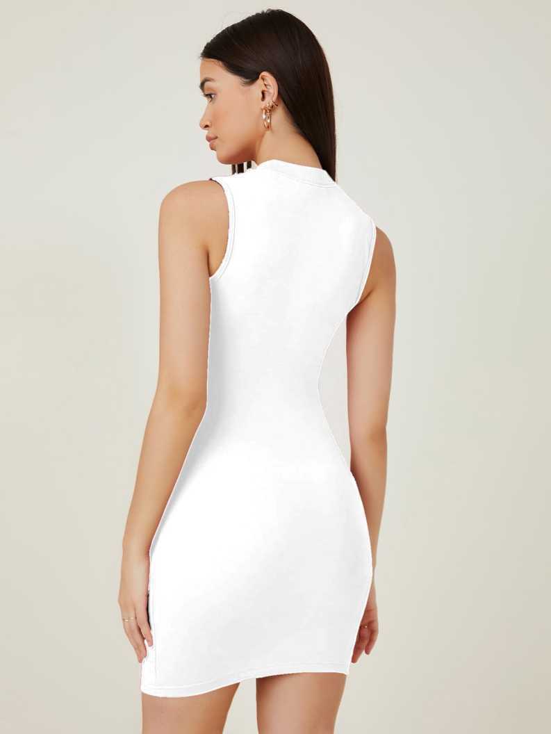 White bodycon dress on sale india