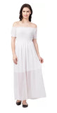 WhiteWhale Dresses for Women Regular Women's  Fit and Flare Polka Dot Dress