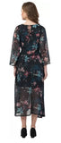 WhiteWhale Dresses for Women Regular Women's  Fit and Flare Floral Printed Dress