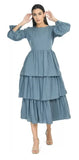 WhiteWhale Dresses for Women Regular Women's Fit & Flare Layerd Dress.