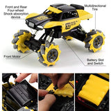 White Whale RC DRIFT CARS RADIO REMOTE CONTROL 360°ROTATION STUNT RACING TRUCK 2.4GHZ YELLOW