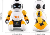 White Whale Remote Control Soccer Robot Toy with USB Charging and Multifuctional Remote