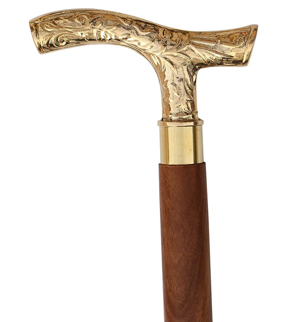 White Whale T Shape Walking Stick - Men Derby Canes and Wooden Walking –  Whitewhale