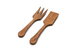 White Whale Wooden Extra Large Salad Utensil Set