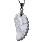 White Whale Angel Wing Reiki Chakra Healing Pendant Beads