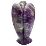 White Whale Amethyst Healing Crystal Gemstone Carved Pocket Crystal Guardian Angel Figurines