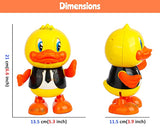 White Whale Musical Toys Cute Dancing Gentleman Duck Musical Lighting Doll Interactive Kids Early Educational Battery Operated Toys for Kids (Pack of 1)