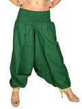 Whitewhale Men Women Rayon Baggy Hippie Boho Gypsy Aladdin Yoga Harem Pants