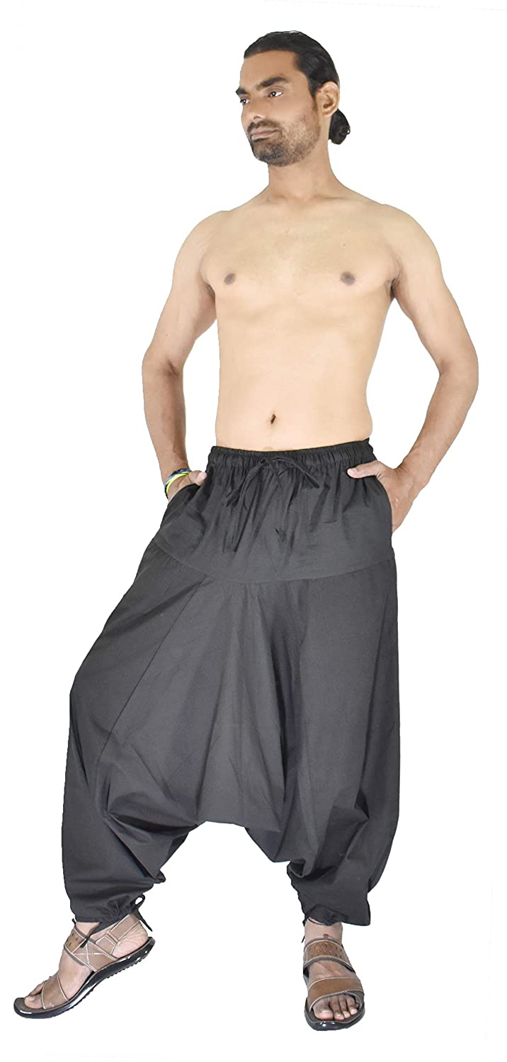 Unisex Boho Festival Hippy Hippie Yoga Baggy Harem Pants Trousers Drop  crotch  eBay