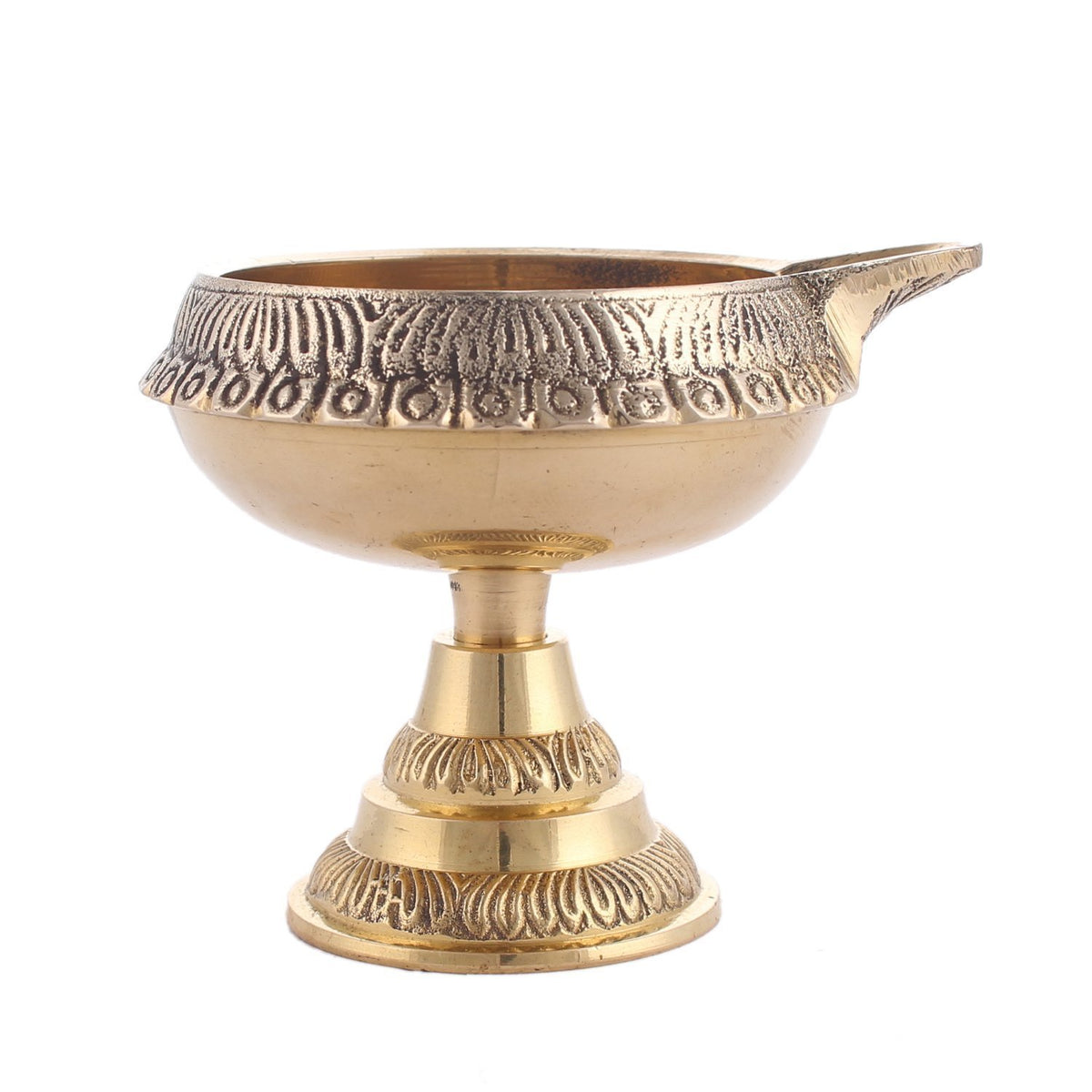 White Whale Diya for Pooja Made of Pure Brass - Kuber Diya Diwali Deco ...