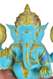 White Whale Antique colorful Ganesh Statue , Brass Ganesha Idol,Lord Ganesha Statue, Ganesha Statue, Brass Elephant God, Good Luck God, Vinayaka Statue