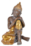 White Whale Brass  Buddha Idol Metal Sculpture Buddha Statue Brass Astmangal Pose Goddess Statue Home Decor Gift 