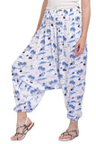 Whitewhale Men's & Women Rayon Printed Harem Pants Yoga Trousers Hippie