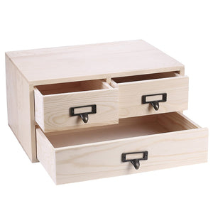 White Whale Wooden Office Storage Cabinet/Jewelry Organizer /Drawers