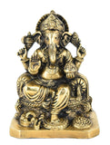 White Whale Ganesha Bhagwan Idol Ganesha Statue Ganpati Murti for Home Entrance Decor Luck Gift Home Décor