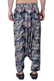 Whitewhale Men Women Rayon twill Printed Harem Pants Pockets Yoga Trousers Hippie