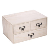 White Whale Wooden Office Storage Cabinet/Jewelry Organizer /Drawers