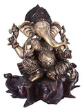 White Whale Ganesha Bhagwan Idol Ganesha Statue Ganpati Murti for Home Entrance Decor Luck Gift Home Decor