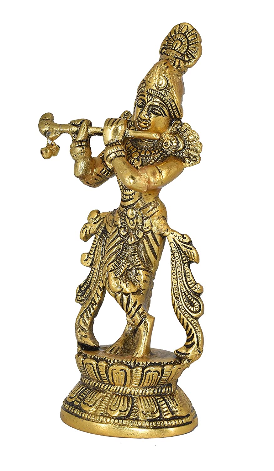 Buy Newven Krishna Statue Murti Showpiece Hindu God Idol Figurine For Home  Decor House Warming Gifts Online at Best Prices in India - JioMart.