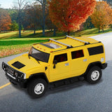 White Whale Scale Rechargeable R/C H2 Hummer with Opening Doors & Glowing Headlights.