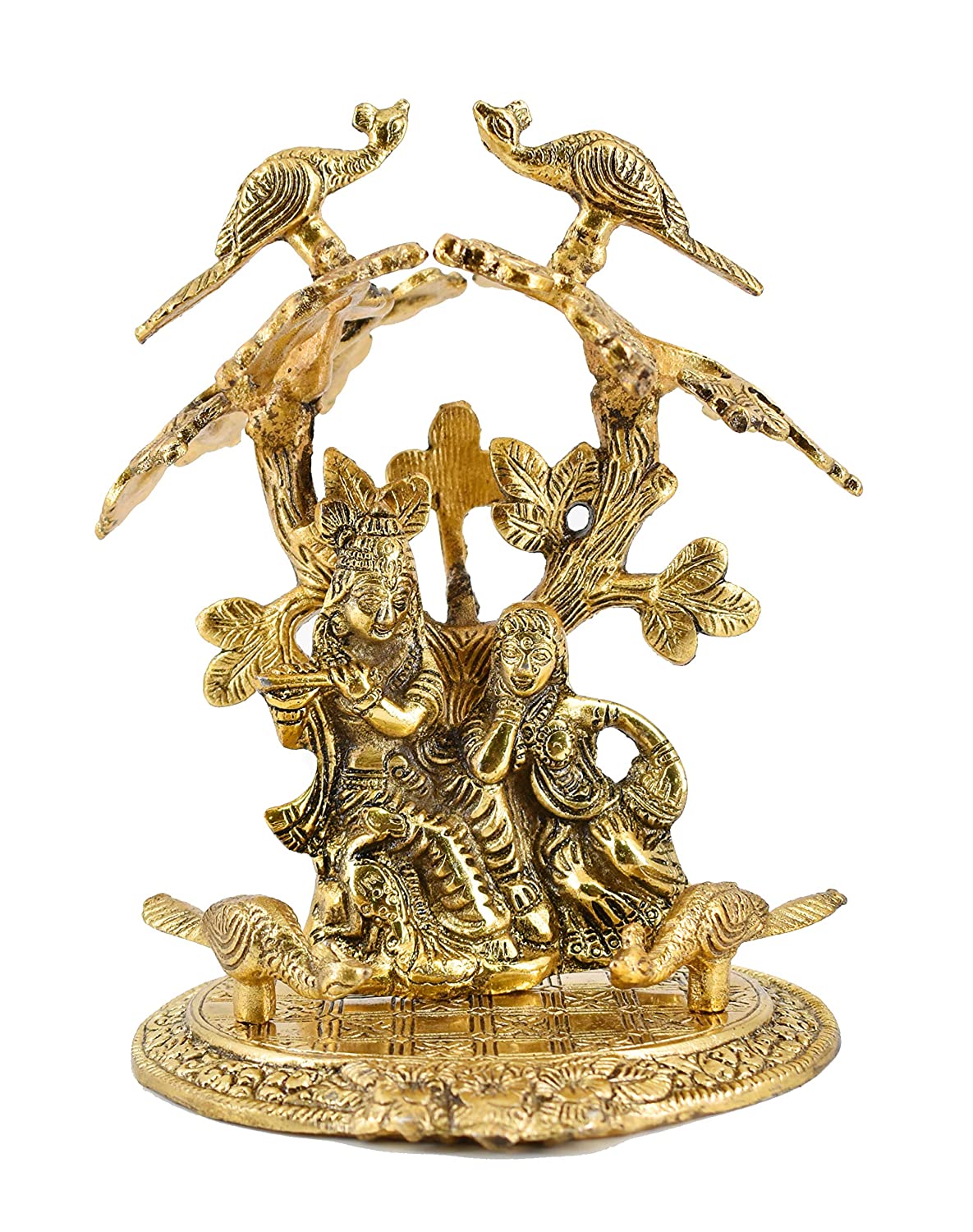 TIED RIBBONS Radha Krishna Idol Statue Figurine Showpiece with Temple and  LED Light - Lightning Decor Items for Home Decorative Showpiece - 24 cm  Price in India - Buy TIED RIBBONS Radha
