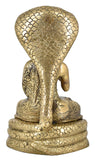 White Whale Brass Buddha in Blessing Posture Buddhism Idol feng Shui Home Decorative Showpiece