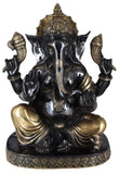 White Whale Lord Ganesh Murti Ganesha Idol Ganpati Bhagwan Brass Statue for Home Decoration Showpiece