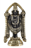 White Whale Lord Tirupati Balaji/Sri Venkateswara Brass Statue Religious Strength God Sculpture Idol - 24 Inches