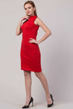 Whitewhale Women Bodycon Red Dress