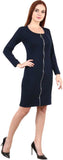 Whitewhale Women Bodycon Dark Blue Dress