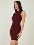 Whitewhale Women Bodycon Maroon Dress