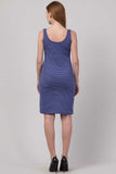 Whitewhale Women Bodycon Blue Dress