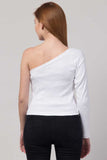 Whitewhale Casual Regular Sleeves Solid Women White Top