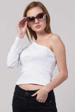 Whitewhale Casual Regular Sleeves Solid Women White Top