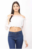 Whitewhale Casual Regular Sleeves Solid Women White Top