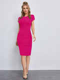 Whitewhale Women Bodycon Pink Dress