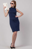 Whitewhale Women Bodycon Navy Blue Dress