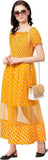 Whitewhale Women Fit and Flare Yellow Dress