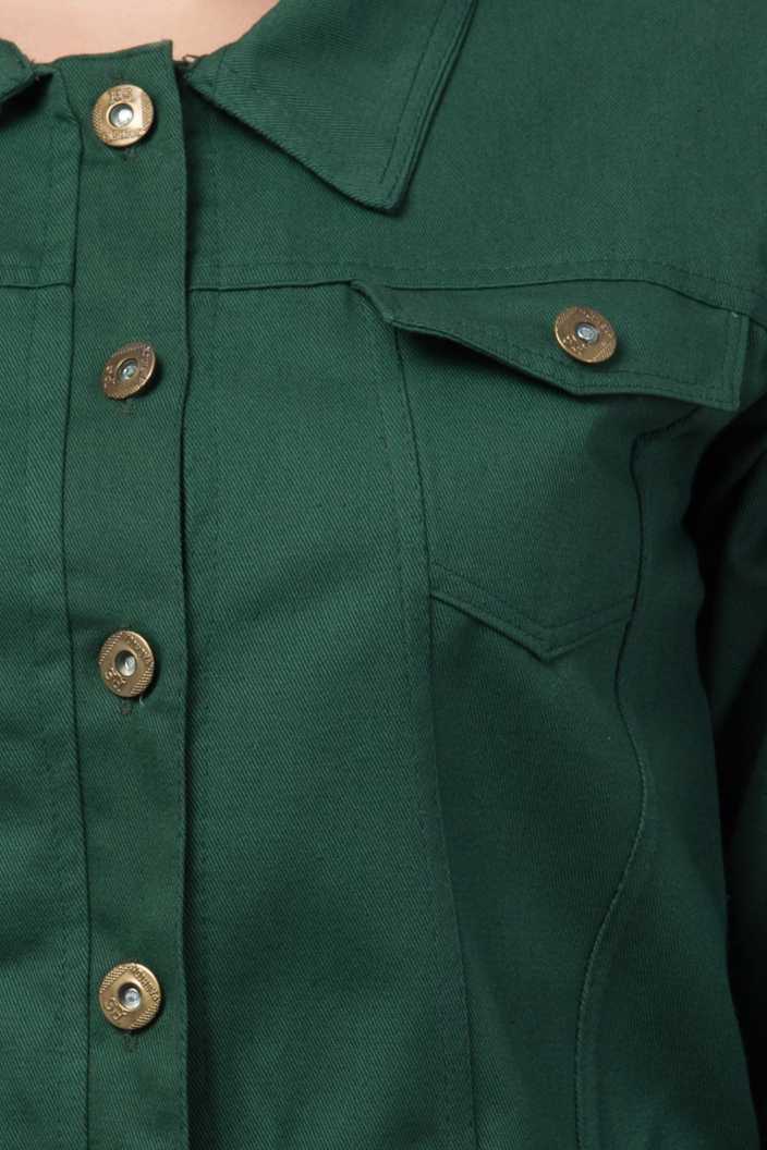Womens Green Leather Jacket - Mystique | UK Leather Jackets