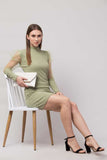 Whitewhale Women Bodycon Light Green Dress